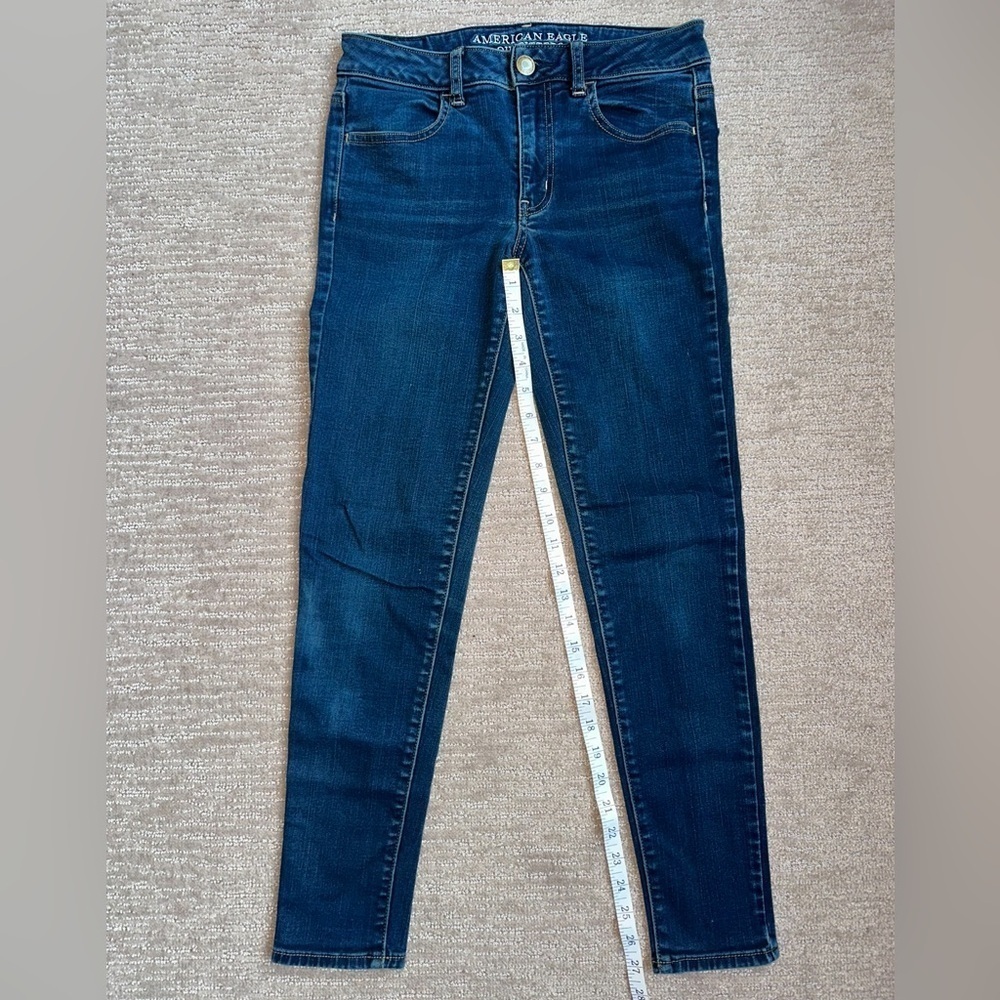 AE Ne(x)t Level Low-Rise Skinny Super Stretch Jegging Size 6 Regular - Picture 4 of 11